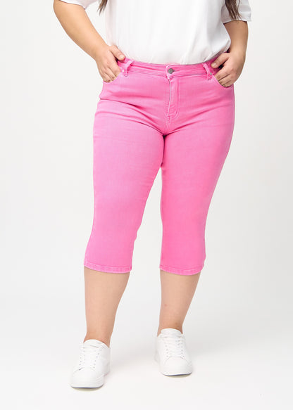 Perfect Capribukser - Skinny - Flamingos™