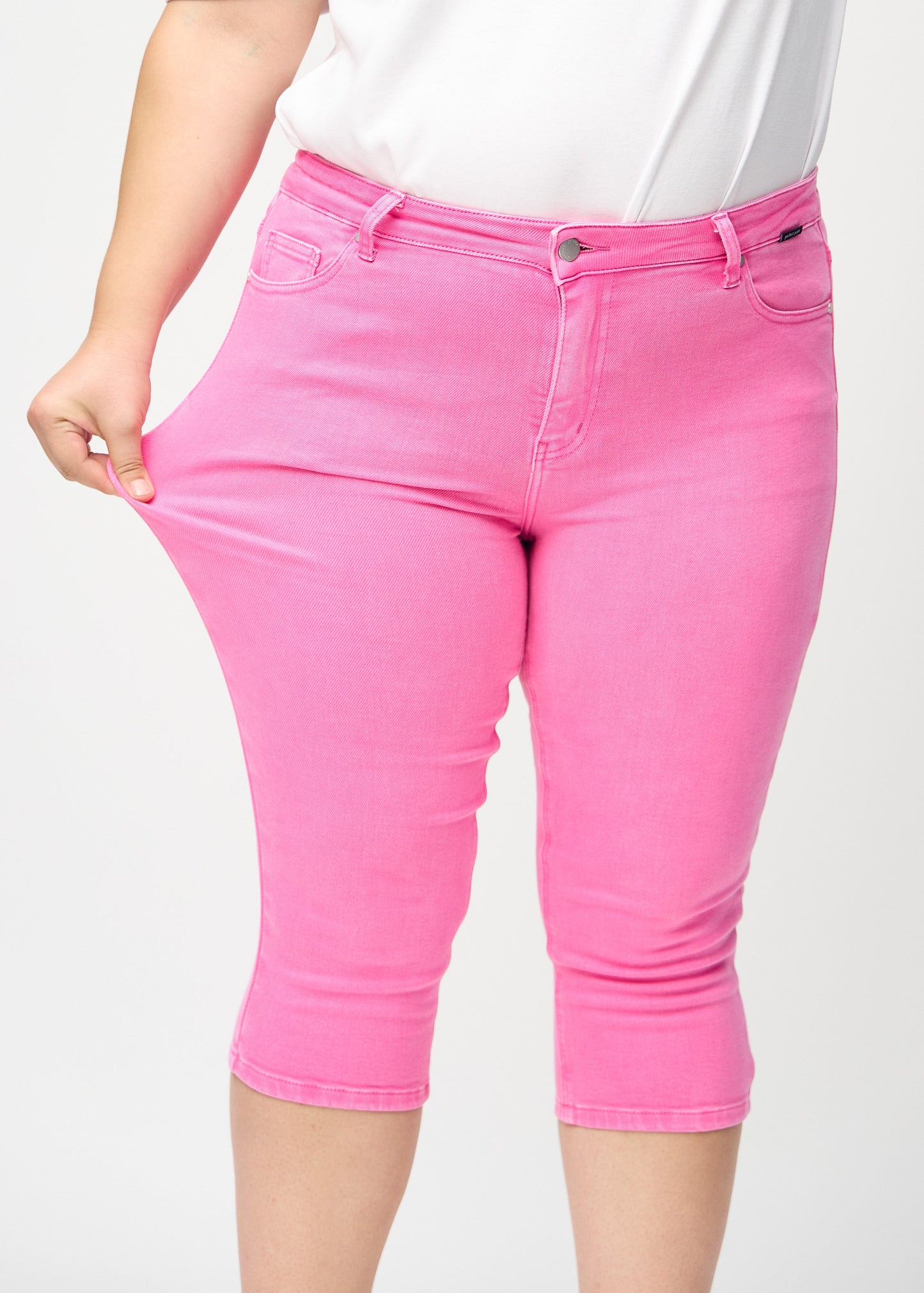 Perfect Capribukser - Skinny - Flamingos™
