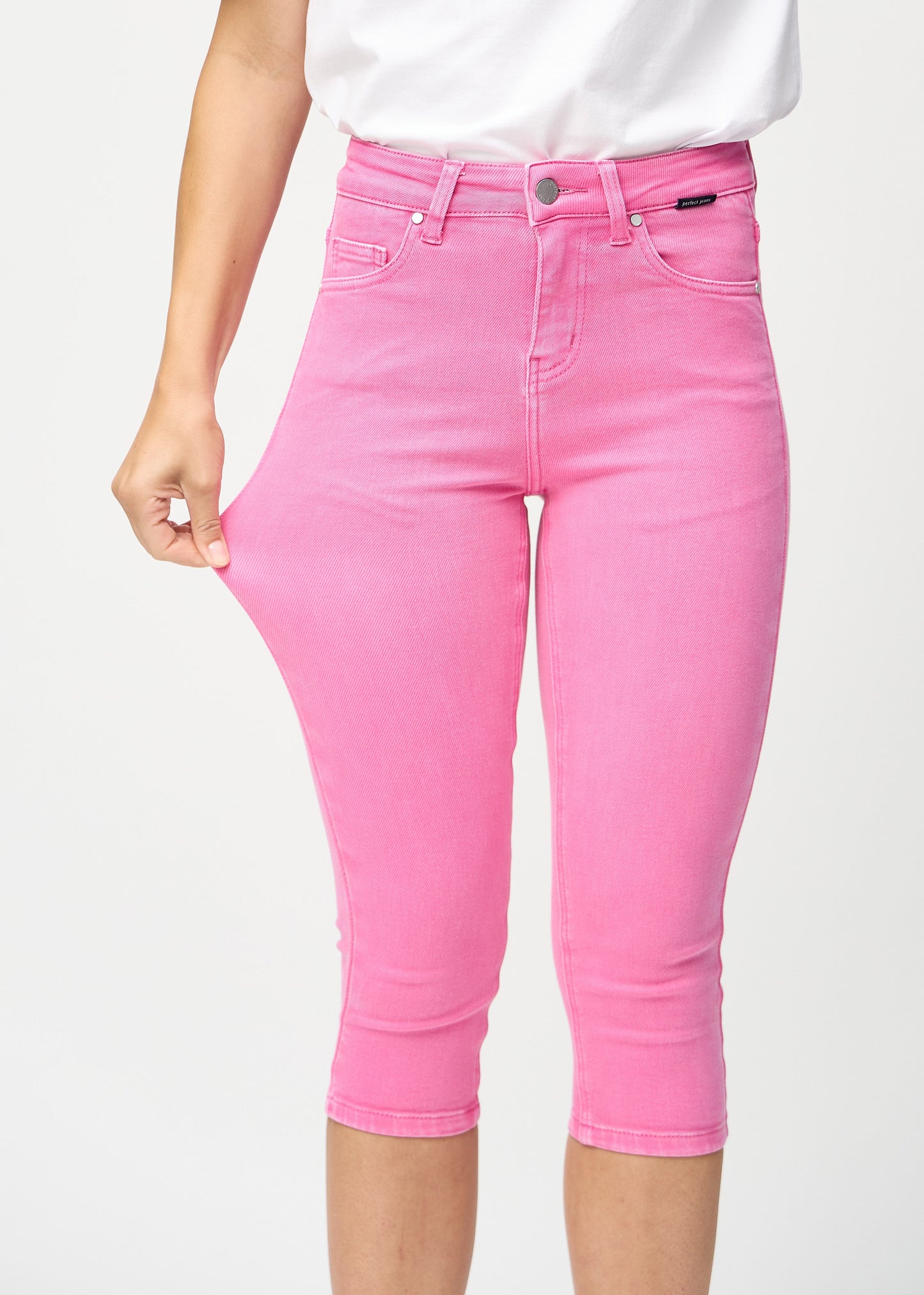 Perfect Capribukser - Skinny - Flamingos™