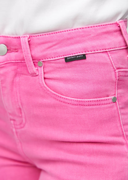 Perfect Capribukser - Skinny - Flamingos™