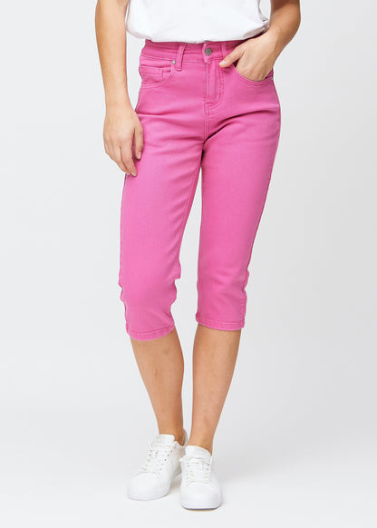 Perfect Capribukser - Slim - Flamingos™