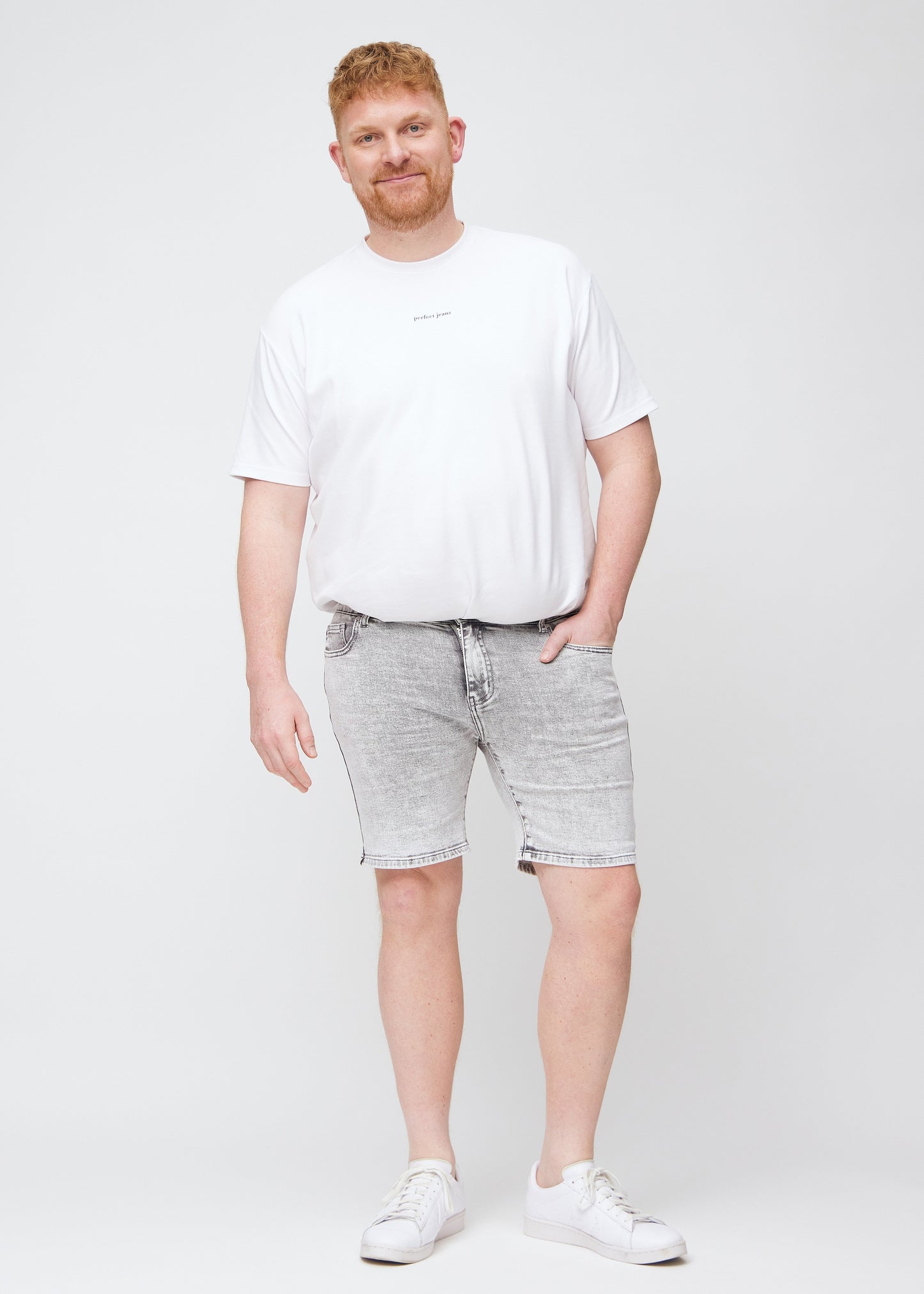 Perfect Shorts - Mellem - Slim - Ashes™
